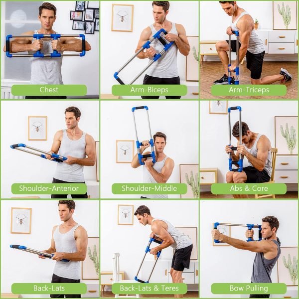 Estensore per Pettorali regolabile GoFitness - Push Down Bar