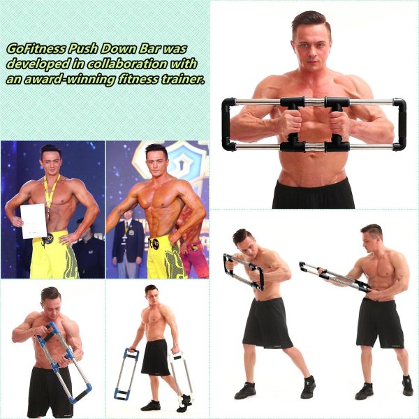 Estensore per Pettorali regolabile GoFitness - Push Down Bar
