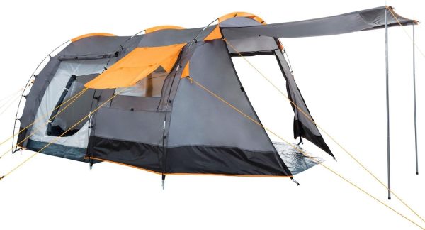 Tenda Tunnel per 4 persone CampFeuer Super+ - familiare con 2 ingressi