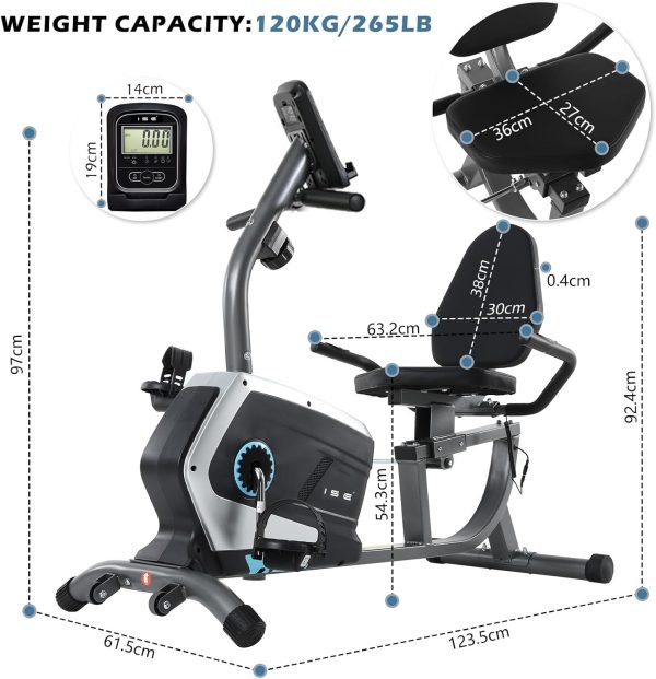 Cyclette multifunzione di monitoraggio per casa - ISE a 8 livelli