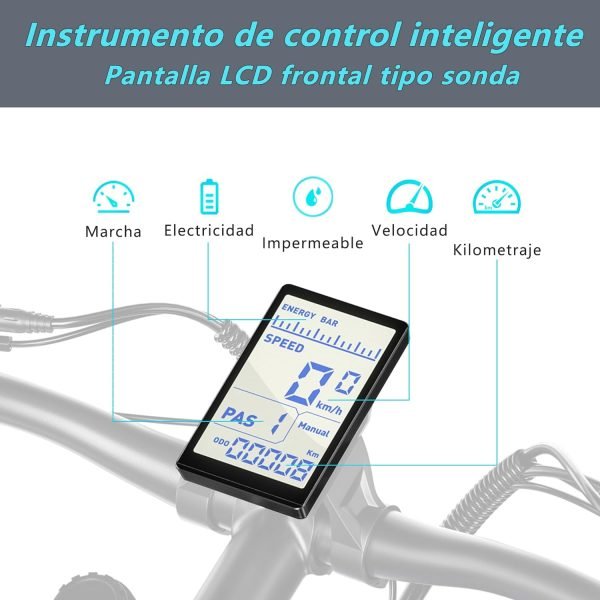 Bicicletta Elettrica a Pedalata Assistita Shengmilo - 26 Pollici e cambio a 7 Velocità