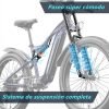 Bicicletta Elettrica a Pedalata Assistita Shengmilo - 26 Pollici e cambio a 7 Velocità