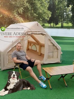 Raccomandato da (2) Tenda da campeggio gonfiabile fino a 8 persone - impermeabile