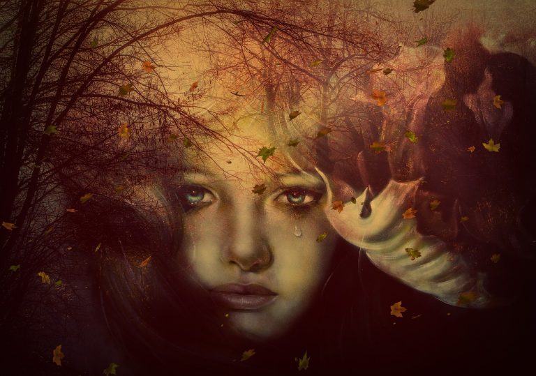 weeping, grief, woman