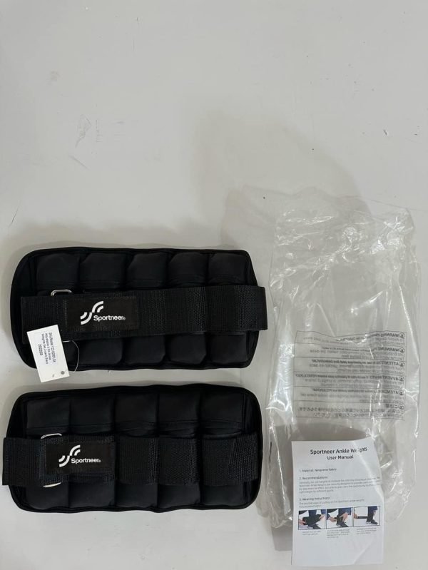 Set di Pesi Regolabili per Caviglie e Polsi Sportneer - da 0,45 kg a 3,15 kg