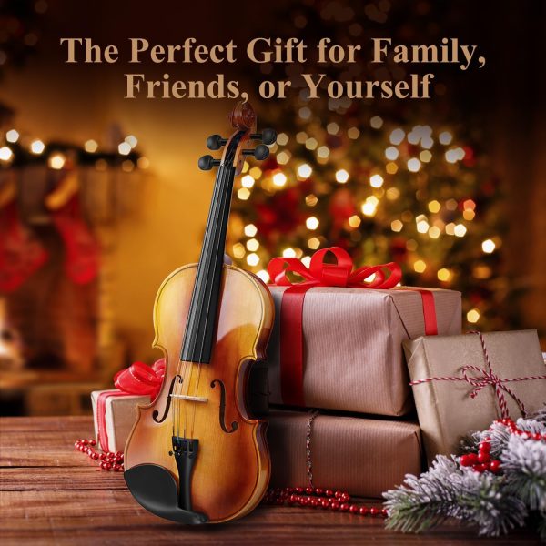 Violino Set per principianti Eastar - Legno Massiccio con accessori