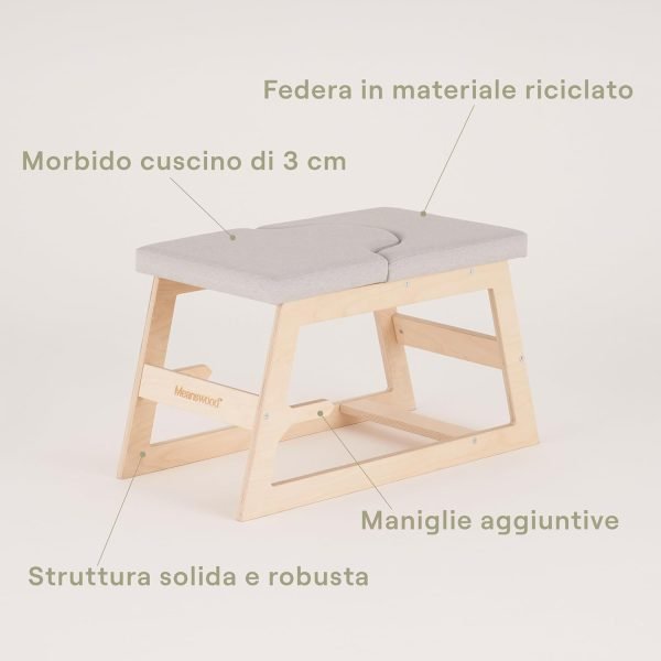 71DSySsKloL._AC_SL1500_ Panca Yoga e Fitness MeansWood Nap - in robusto legno
