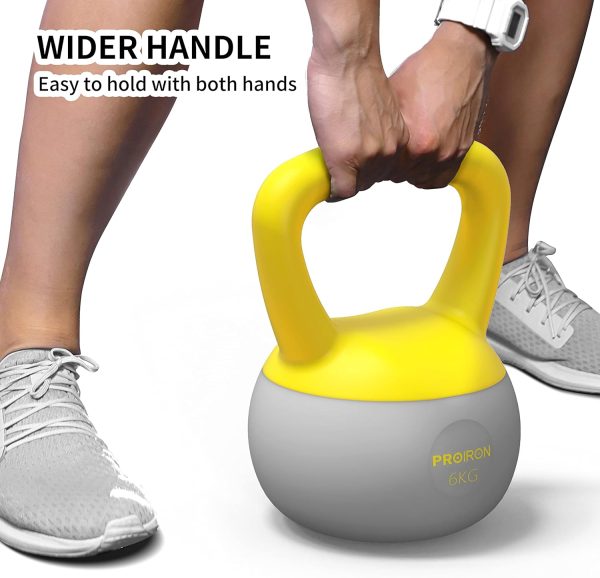 71kVDMq8fUL._AC_SL1500_-1 Kettlebell Morbido da 2 a 10 kg PROIRON - con Impugnatura Antiscivolo