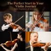 Violino Set per principianti Eastar - Legno Massiccio con accessori