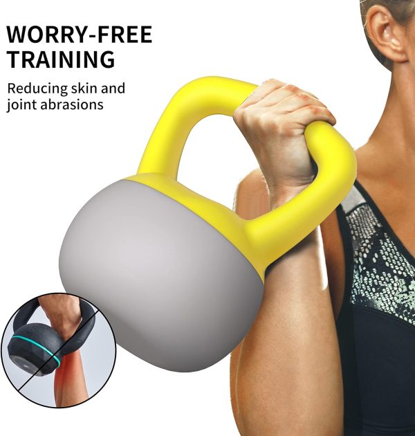 811GANqGb6L._AC_SL1500_-1 Kettlebell Morbido da 2 a 10 kg PROIRON - con Impugnatura Antiscivolo