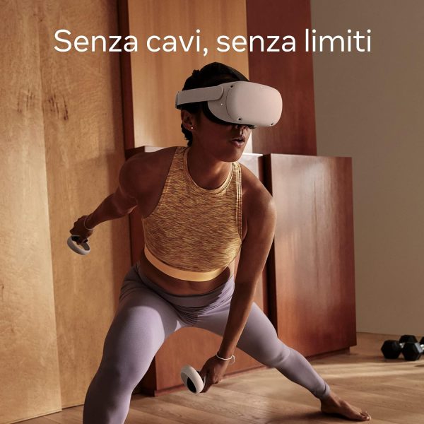 Meta Quest 2 - Visore VR All-In-One - 128 Gb