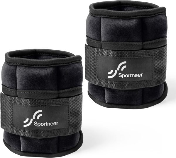 Set di Pesi Regolabili per Caviglie e Polsi Sportneer - da 0,45 kg a 3,15 kg