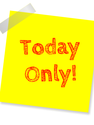 today only, deal of the day, deal
