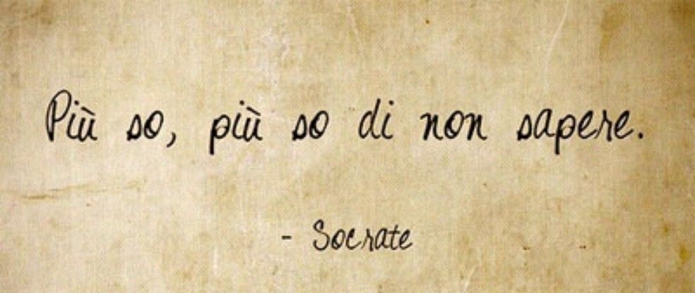 Più so, più so di non sapere - Vivere Adesso