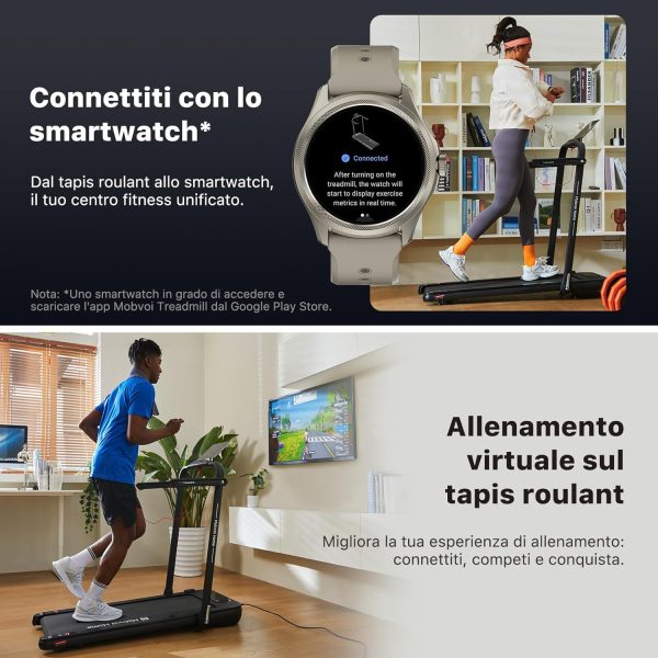 Tapis Roulant Elettrico Pieghevole Mobvoi Home Treadmill SE - con evoluta console
