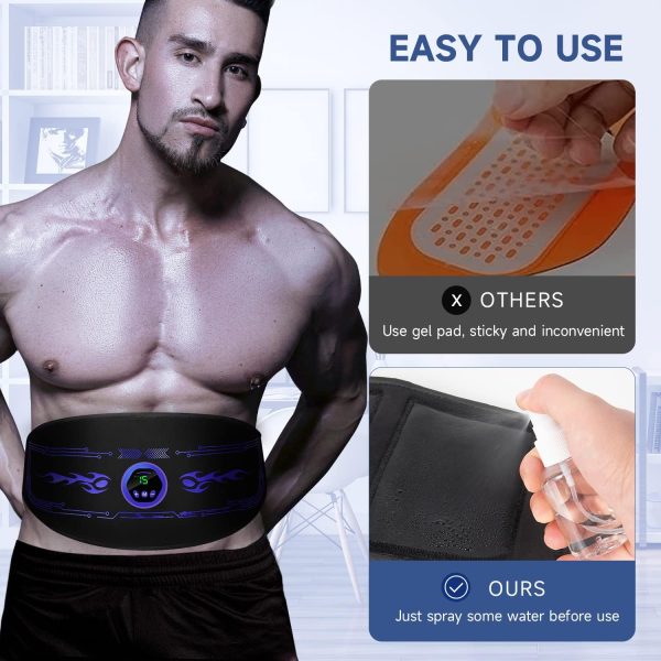 Elettrostimolatore muscolare addominale - con USB Ricaricabile