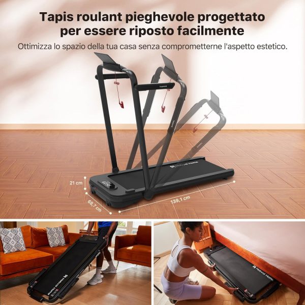 Tapis Roulant Elettrico Pieghevole Mobvoi Home Treadmill SE - con evoluta console