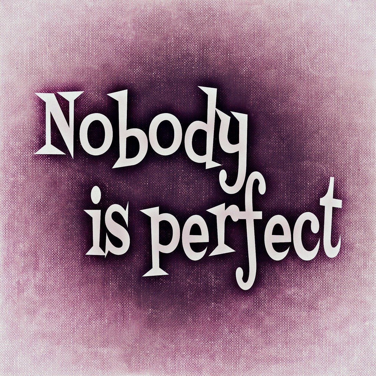 nobody is perfect, saying, perfect