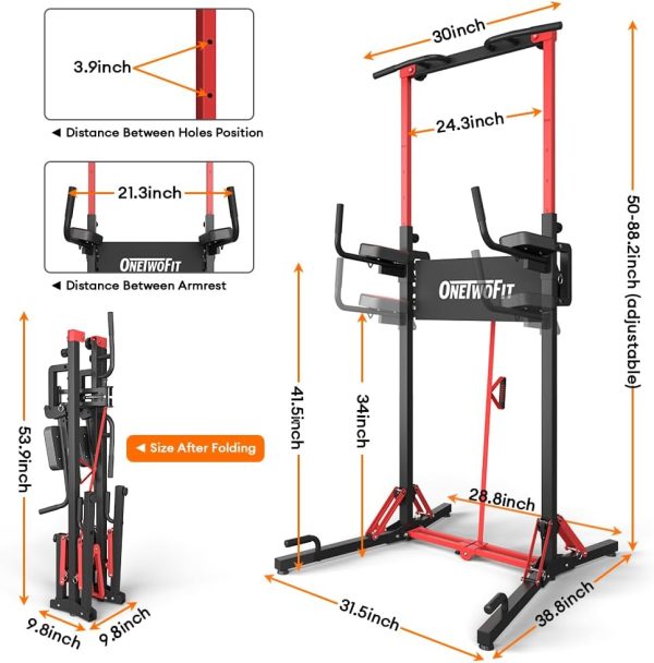 61zXqWixAgL._AC_SL1000_ Power Tower pieghevole per trazioni in casa - ONETWOFIT