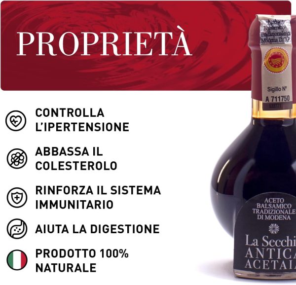 Aceto Balsamico Tradizionale di Modena DOP "Affinato" La Secchia - invecchiato almeno 12 anni