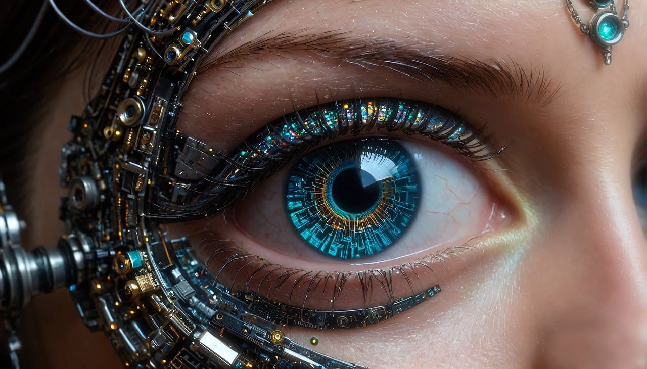 ai generated, eye, cybernetics