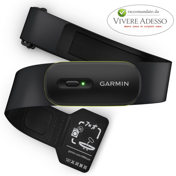 Raccomandato da Fascia cardiaca Garmin HRM - dati accurati sulla frequenza cardiaca