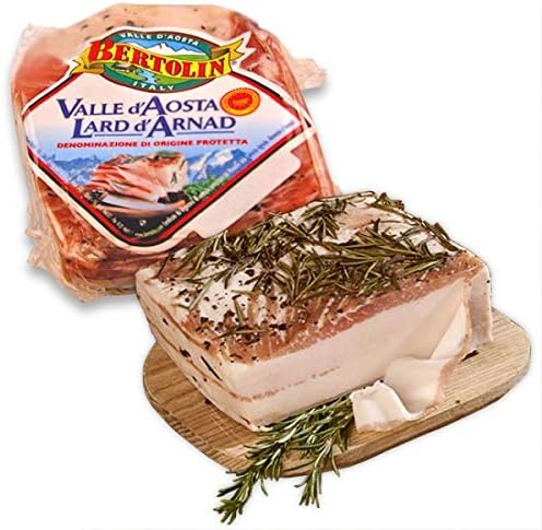 Lardo d'Arnad tipico della Valle d'Aosta - 300gr sottovuoto