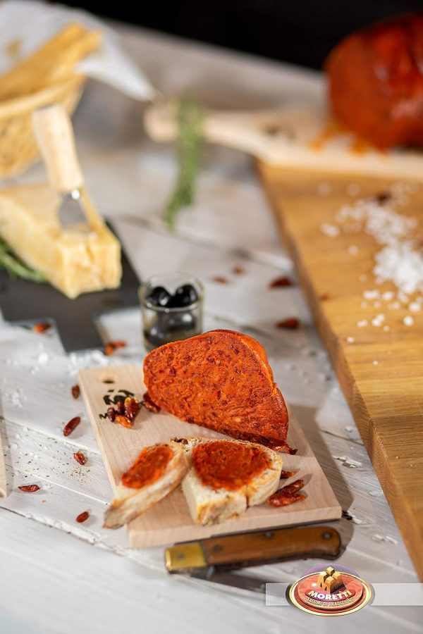 8102a8MTNjL._AC_SL1500_ Nduja Calabrese sottovuoto di Sperlinga - di puro suino spalmabile, 2.5KG