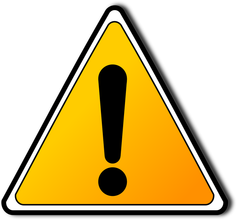 caution, hazard, warning