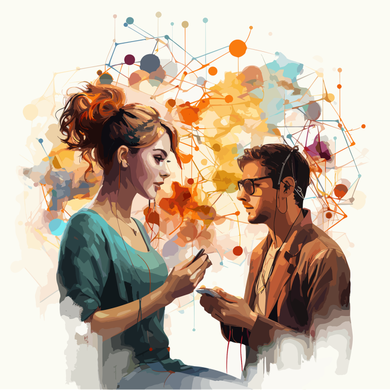 ai generated, man, woman, connect, communication, social media, social, network, people, friends, team, business, social media, social media, social media, social media, social media