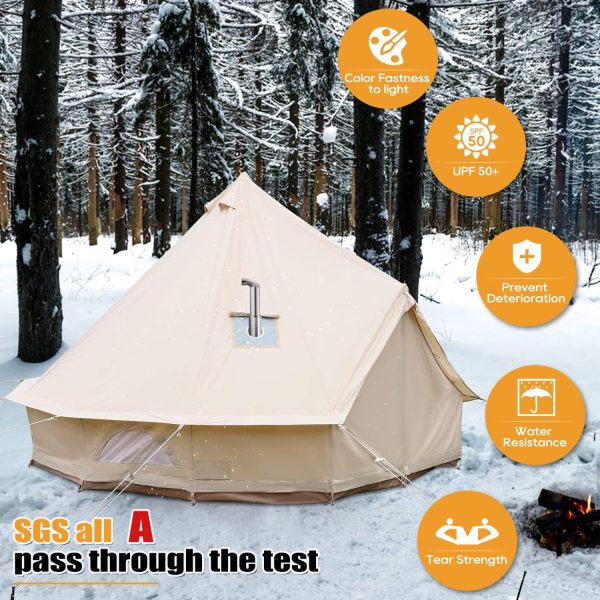 81gTLzUtNpL._AC_SL1500_ Tenda campana da campeggio per famiglia – 4 Stagioni