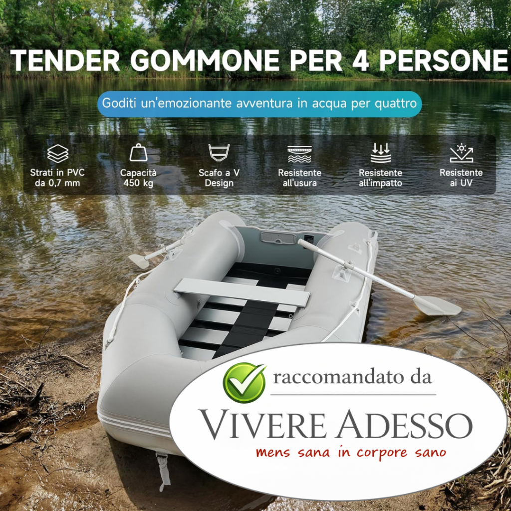 Gommone con gonfiaggio rapido e fondo in alluminio DARTMOOR  - 3m per 2/4 persone