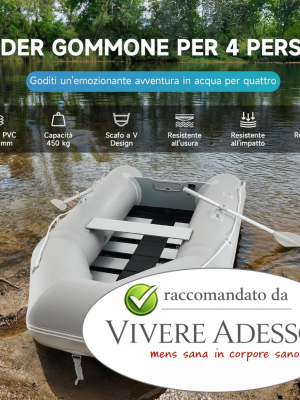 Gommone con gonfiaggio rapido e fondo in alluminio DARTMOOR  - 3m per 2/4 persone